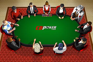 Picture of the CDPoker Table - Click here to play!
